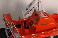 custom made model of fast rescue boat with davit